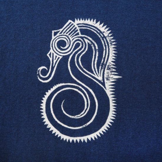 Original T-shirts タツノオトシゴ (Dark Blue)