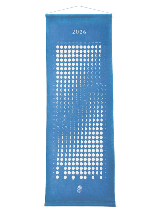 NEW!! 2024 Moon Calendar MARU "Maru" sky blue (pale blue)
