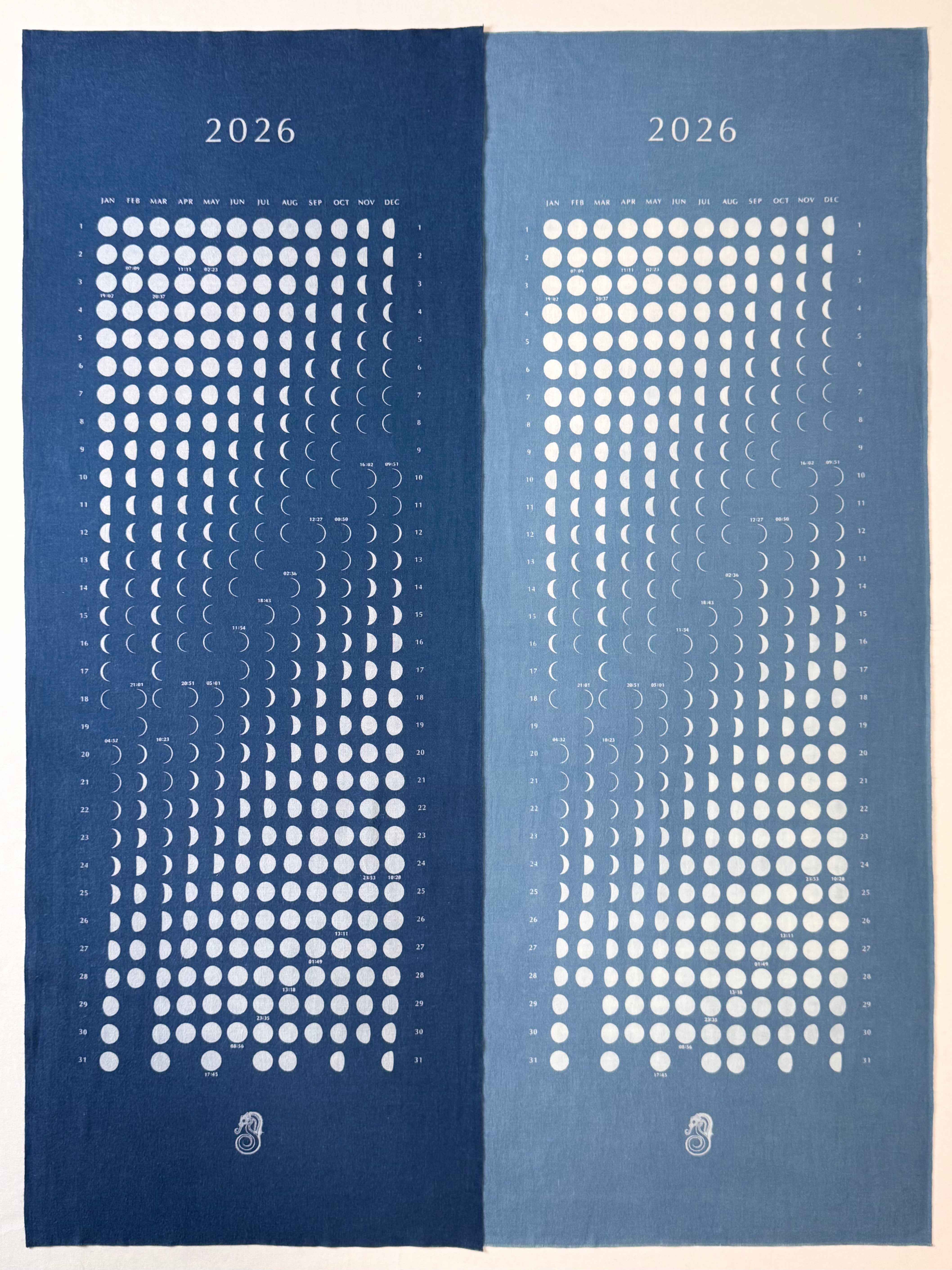 NEW!! 2026 Moon Calendar 藍 – LITMUS SHOP