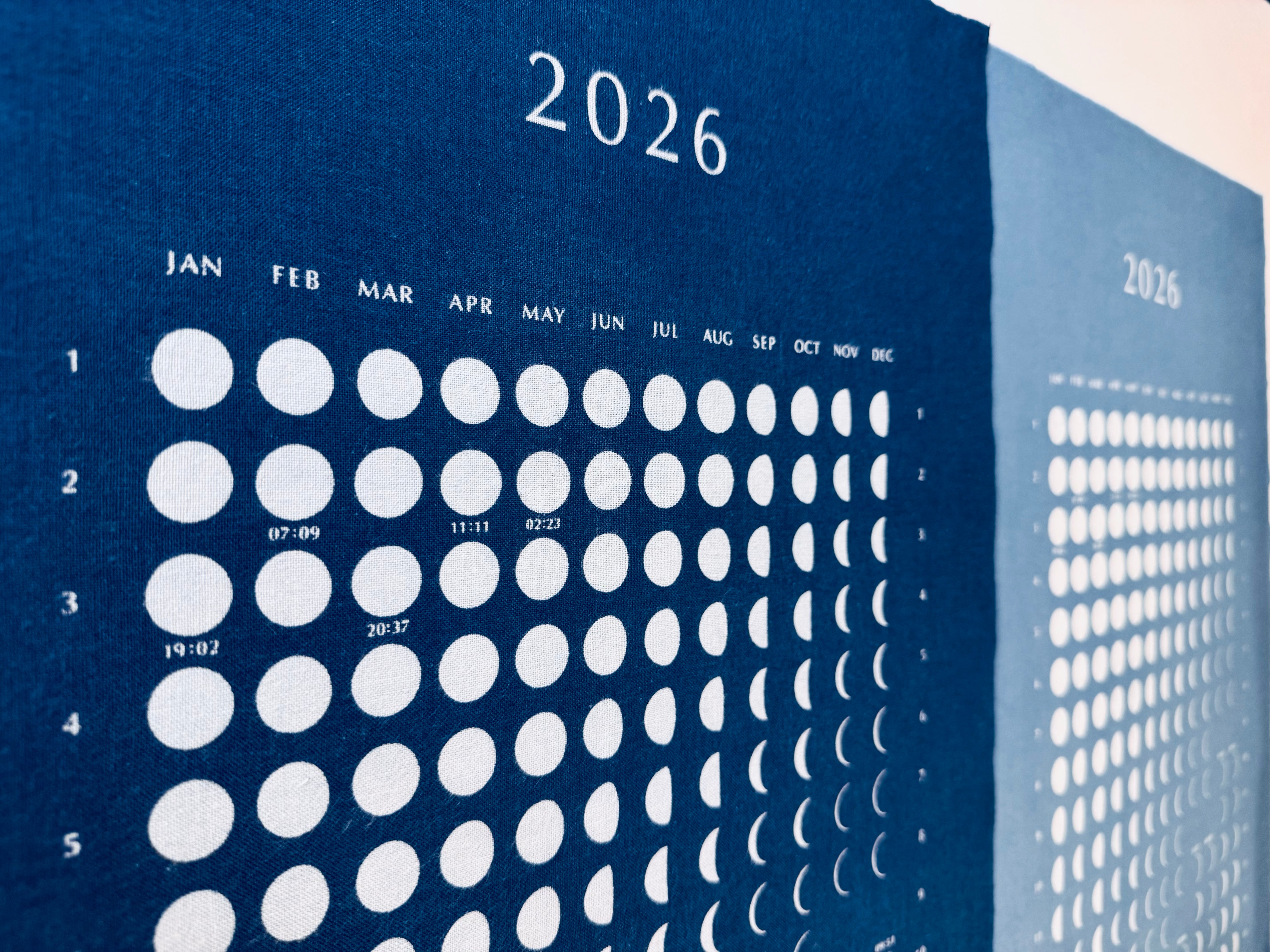 NEW!! 2026 Moon Calendar 藍 – LITMUS SHOP