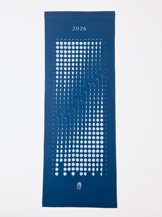 NEW!! 2024 Moon Calendar MARU “Maru” [Replacement] Sewn tenugui