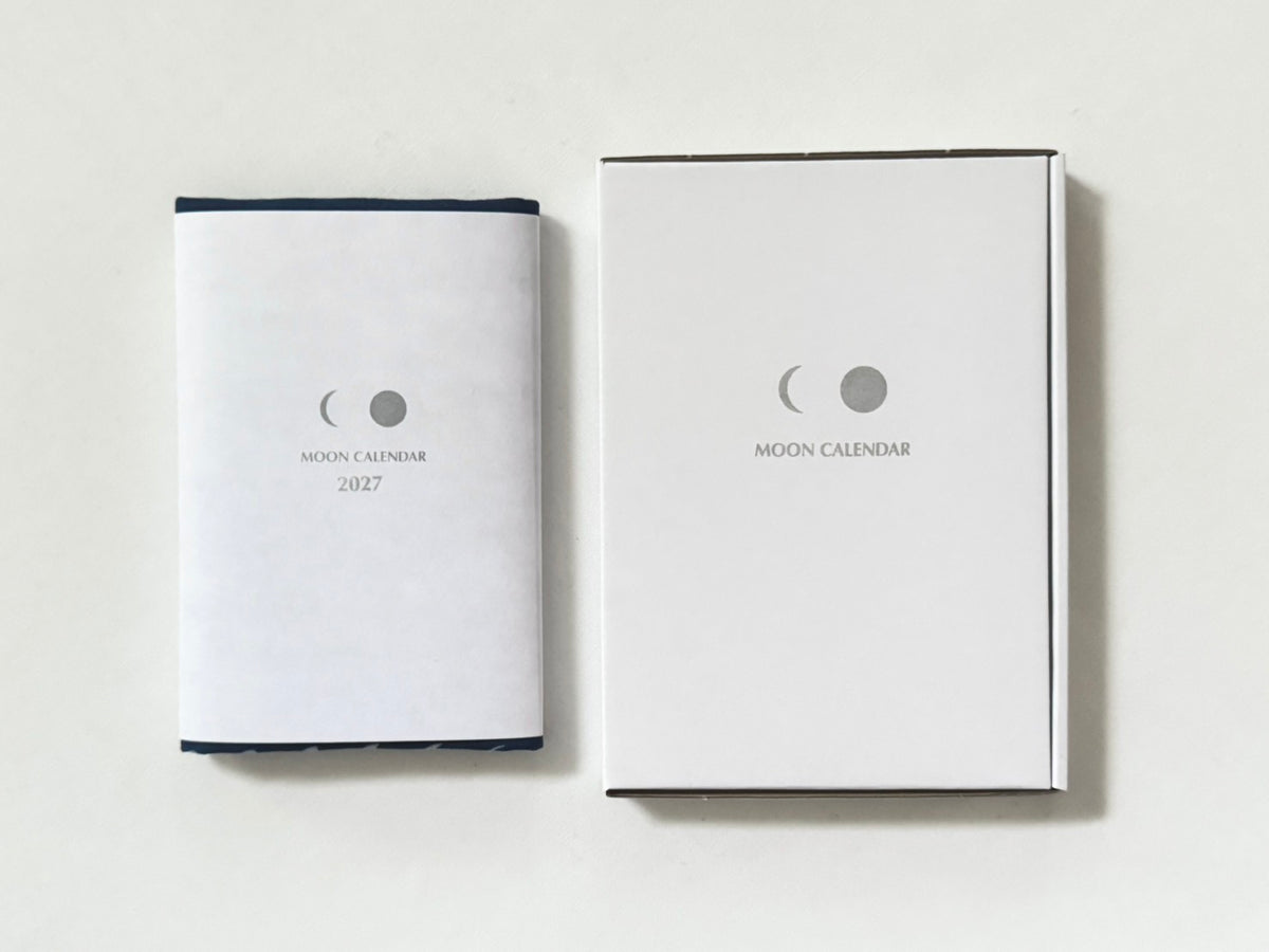 NEW!! 2027 Moon Calendar MARU　“丸(まる)“【差し替え用】上下縫製済み