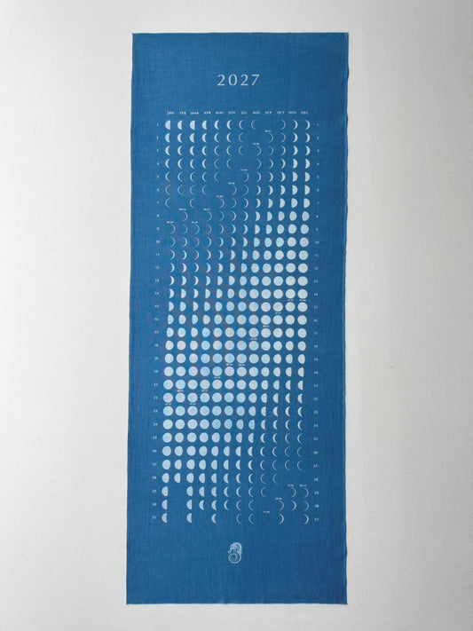 NEW!! 2027 Moon Calendar 空色 (pale blue)