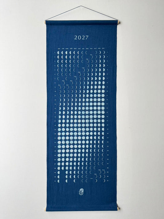 NEW!! 2027 Moon Calendar MARU "丸(まる)"藍