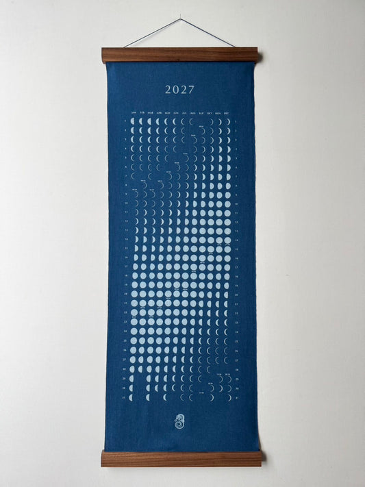 NEW!! 2027 Moon Calendar KAKE　"掛(かけ)"藍