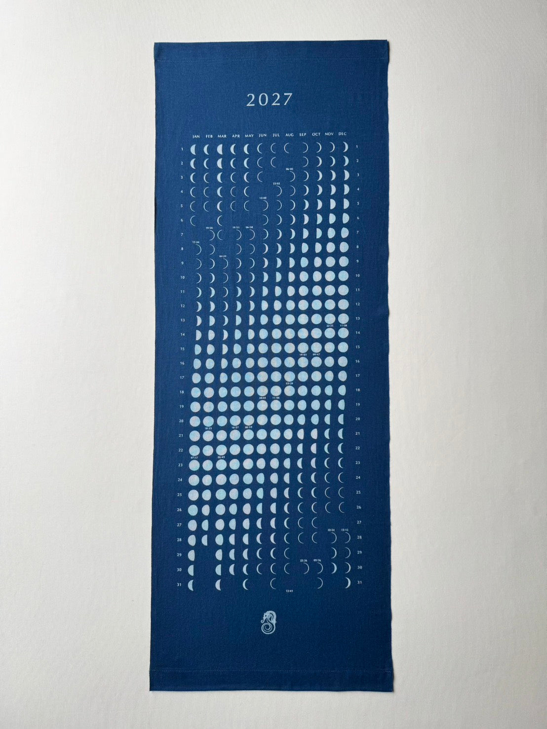 NEW!! 2027 Moon Calendar MARU　“丸(まる)“【差し替え用】上下縫製済み